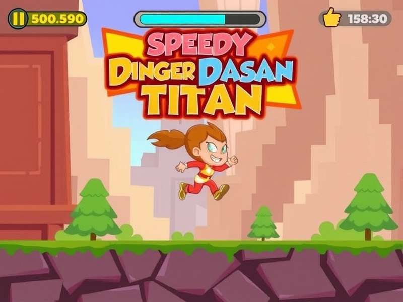 Speedy Ginger Dash Titan Game Screenshot